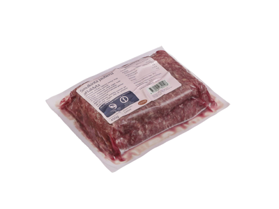 Atšaldyta smulkinta jautiena AGARAS, 20%,450g
