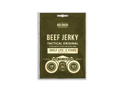 Vytinti jautienos  gabaliukai THE MEAT MAKERS Tactical original, a.r., 40g