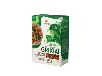 Ekologiški grikiai BIORINA, 400 g