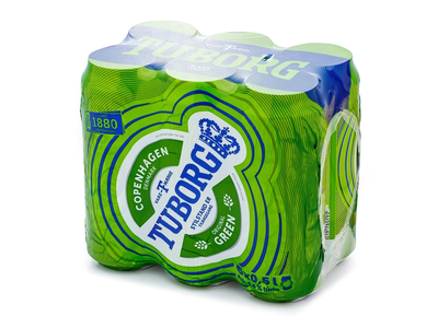 Alus TUBORG 4,6%, 6 x 500 ml