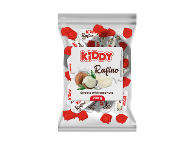 Saldainiai KIDDY RAFINO, 200 g