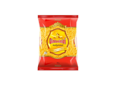 Makaronai GINTARINIAI, vermišeliai, 400 g
