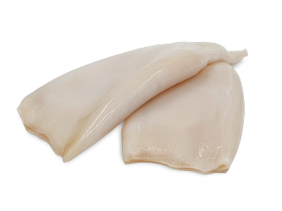 Šaldyta kalmarų filė,be odos,nevirta,U5,30% glazūra,1 kg