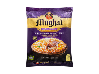 Ryžiai MUGHAL, Royal Classic, Basmati, ilgagrūdžiai, 1 kg