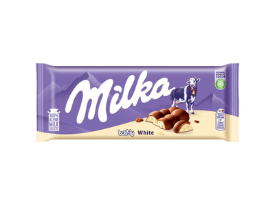 Šokoladas MILKA BUBBLY WHITE, 90 g