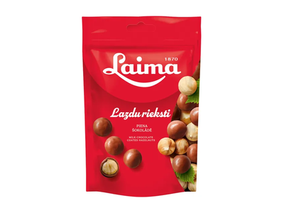 Lazdyno riešutai šokolade LAIMA, 140 g