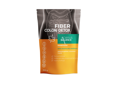 Milteliai ACORUS BALANCE FIBER COLON DETOX, 300 g