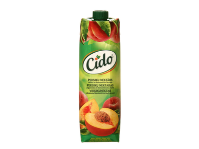 Persikų nektaras CIDO (50%), 1 l