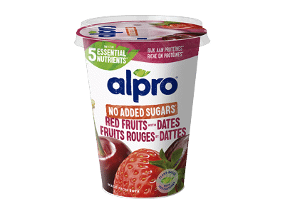 Fermentuotas sojų produktas ALPRO, uogų ir datulių skonio, 400 g