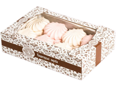 Zefyrai BOGUSLAVNA, balti/rožiniai, 350 g