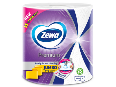 Pop.rankšluosčiai ZEWA Jumbo Prem, 1vnt,3sl,2