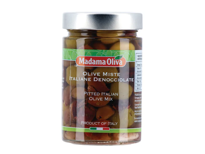Itališkų alyvuogių miksas saulėgrąžų aliejuje MADAMA OLIVA, 290 g
