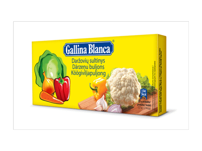 Daržovių sultinys GALLINA BLANCA (12 kub.), 120 g
