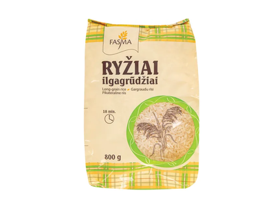 FASMA ilgagrūdžiai ryžiai 800g
