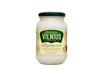 Majonezas VILNIUS Pirmas Lietuviškas, 475 ml