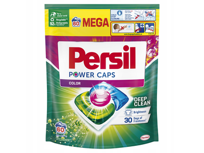 Skalbimo kapsulės PERSIL POWER Color, 60 skalbimai