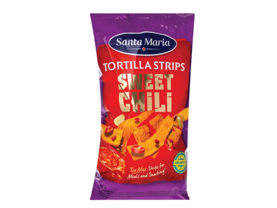 Kukurūzų traškučiai saldžiųjų aitriųjų paprikų skonio SANTA MARIA, 185 g