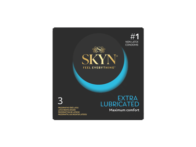 Prezervatyvai SKYN EXTRA LUBRICATED, 3 vnt. 