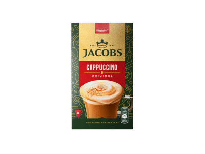 Tirpiosios kavos gėrimas CAPPUCCINO JACOBS, 92.8 g