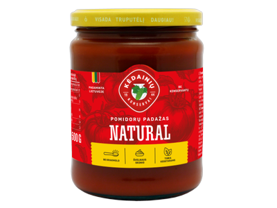 Pomidorų padažas KĖDAINIŲ Natural, 500g