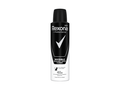 Vyriškas purškiamasis dezodorantas REXONA INVISIBLE BLACK&WHITE