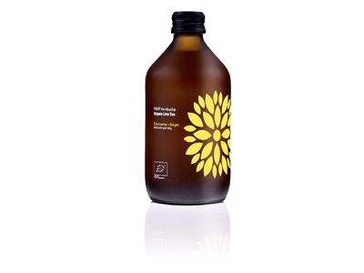 Ekologiškas gaivusis arbatos gėrimas VIGO Kombucha, Kurkuma + imbieras 330ml, LT-EKO-001