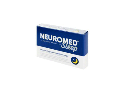 Maisto papildas NEUROMED SLEEP, 15 čiulpiamų tablečių, 15 vnt.