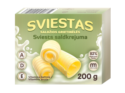 Sviestas MEADOW STAR,  82%, 200 g