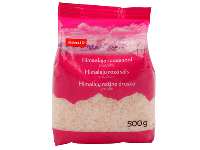 Rožinė smulki Himalajų druska RIMI, 500g