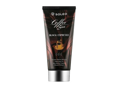 SOLEO COFFEE SUN BLACK ESPRESSO soliariumo įdegio kremas, 150 ml