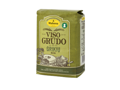 Grikių miltai MALSENA, viso grūdo dalių, 1 kg