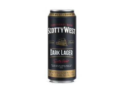 Tamsusis alus SCOTTY WEST DARK, 568 ml
