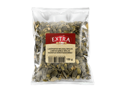 Lukštentos moliūgų sėklos EXTRA LINE, 150 g