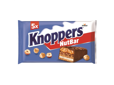 Šokoladinis batonėlis KNOPPERS NUTBAR, 200 g