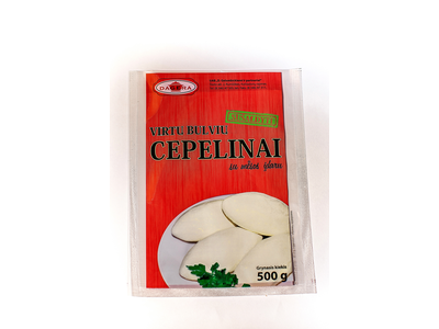 Virtų bulvių cepelinai, su mėsa, 5vnt, 500 g