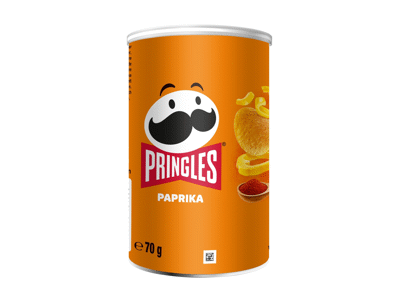 Traškučiai PRINGLES, paprikų skonio, 70 g