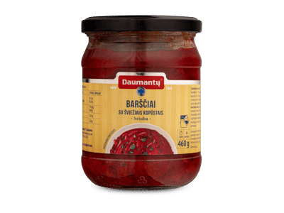 DAUMANTŲ barščiai su šviežiais kopūstais, 460 g
