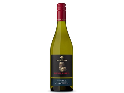 Vynas JACOB`S CREEK Double Barrel Chardonnay, sausas, baltas, 13,6% 0,75L