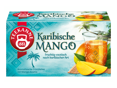 Vaisinė arbata TEEKANNE, mangų skonio, 20 × 2,25 g, 45 g