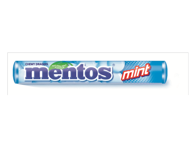 Kramtomieji saldainiai MENTOS MINT, 38 g