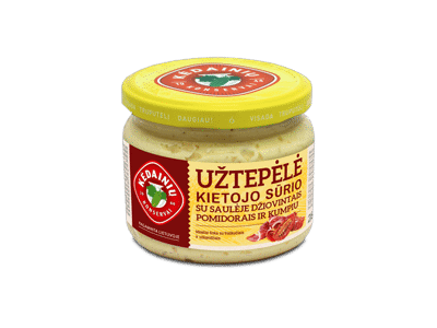 Kietojo sūrio KKF užtepėlė su kumpiu, 53 % rieb., 280 ml