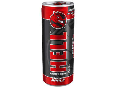 HELL Apple Strong Energinis gėrimas 0,25 l