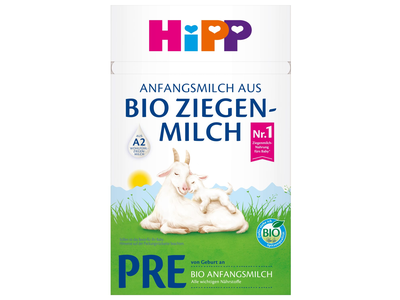 Ekol. pieno miš. HIPP PRE BIO, 0+ mėn., 400 g
