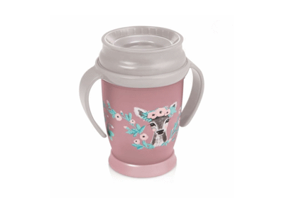 Puodelis LOVI WILD SOUL GIRL su rankenėlėmis, 1 vnt.