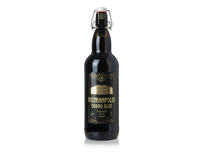 Alus BISTRAMPOLIO DVARO šokolado skonio, juodasis 6% alk. 1 L