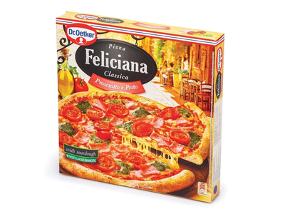Šaldyta pica FELICIANA su kumpiu ir pesto padažu