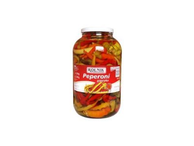 Konservuoti Peperoni pipirai ROLINK, 4,25/2 kg stikle