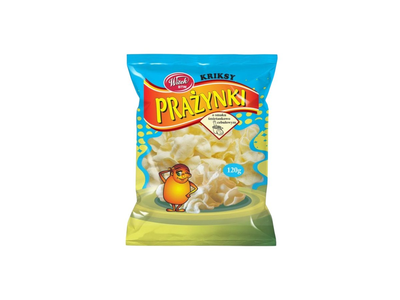 Traškučiai KRIKSY TRAZYNKI grietinėlės ir  svogūnų skonio, 120 g
