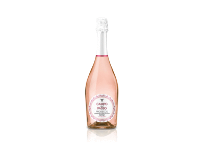 Putojantis rausvasis sausas vynas CAMPO PROSECCO ROSE, 750 ml