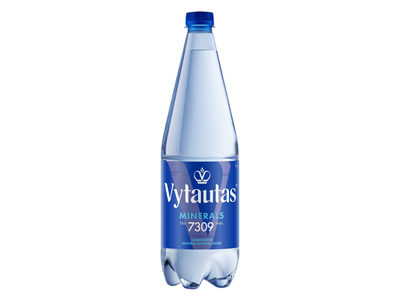 Gazuotas natūralus mineralinis vanduo VYTAUTAS, 1 l 